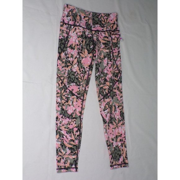 SWEATY BETTY Power Pocket 7/8 Leggings Green Floral Print XS $100 NEW - Picture 7 of 12